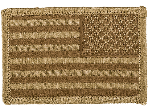 Matrix Hook and Loop U.S. IFF Flag Patch (Color: Desert / Reversed)