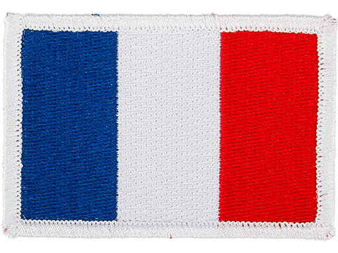 Matrix Country Flag Series Embroidered Morale Patch (Country: France)