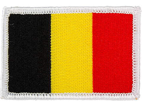 Matrix Country Flag Series Embroidered Morale Patch (Country: Belgium)