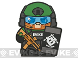 Epik Panda Evike Matt PVC Rubber Hook and Loop Morale Patch (Color: OD)