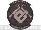 Evike.com Airsoft Nation PVC Morale Patch (Color: Desert)