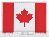 PVC Hook and Loop International Flag Patch (Flag: Canada)