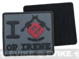 Evike I Heart Op Irene PVC Hook and Loop Morale Patch