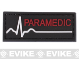 Matrix Paramedic PVC Hook and Loop Patch - Red / Black