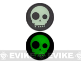 Matrix Glow in the Dark PVC Hook and Loop Patch - Funny Skull