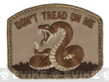 Mil-Spec Monkey Don't Tread Hook and Loop Patch (Color: Desert)