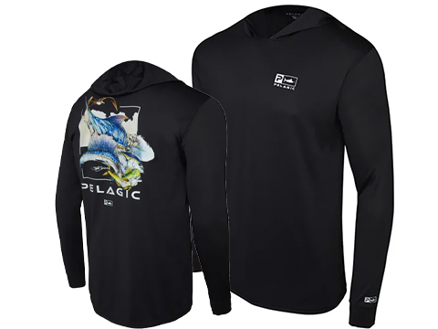 Pelagic Fishing Gear Aquatek Goione Slam Hooded Fishing Shirt 