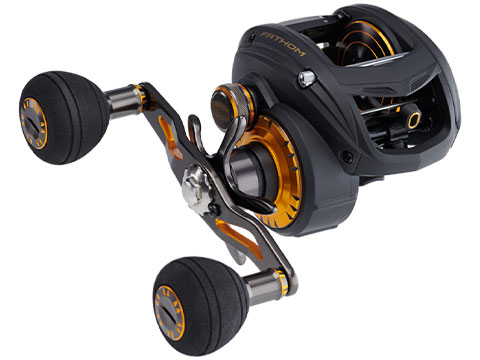 Penn Fathom Low Profile Baitcast Fishing Reel (Model: FTH400LPLH)