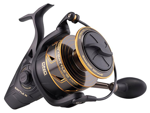 Penn Battle III Ambidextrous Reversible Spinning Fishing Reel 