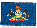 Evike.com Tactical Embroidered U.S. State Flag Patch (State: Pennsylvania The Keystone State)