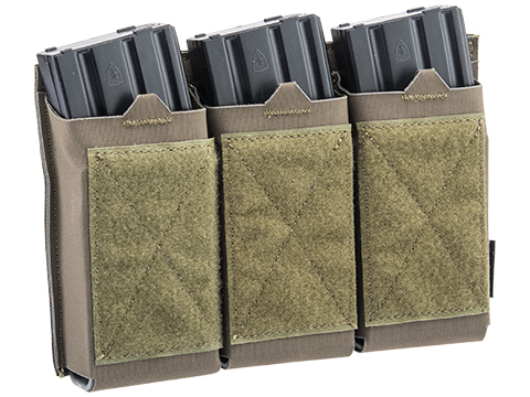 Phantom Gear Front Flap Triple Magazine Morale Pouch (Color: Ranger Green / Ver. 2)