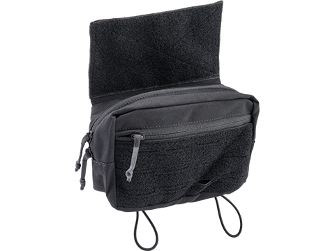 Phantom Gear T-Bag Hook & Loop Lower Plate Carrier Pouch (Color: Black)