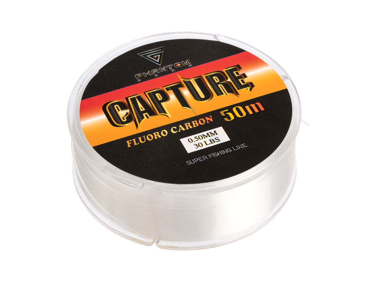 Battle Angler Phantom Capture Fluocarbon Leader Line (Model: 30LB 0.50mm 50M / 165 feet)