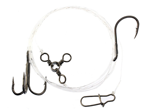 Pitbull Tackle Halibut Rig w/ Treble Hook Stinger 