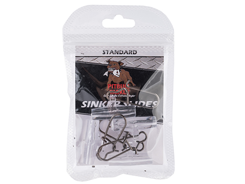Pitbull Tackle Plastic Sinker Slides w/ Duolock Snap (Quantity: 4-Pack)
