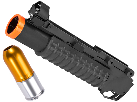 Matrix 40mm M203 Grenade Launcher for M4 M16 Series Airsoft Rifles (Model: Short Type / Black / Matrix Multi-Purpose Package)