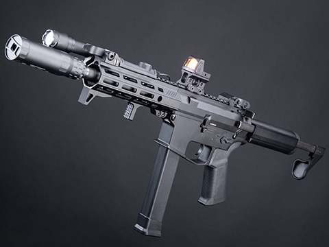 EMG Helios Angstadt Arms Custom Built Breacher UDP-9 Pistol Caliber Carbine G3 AEG (Color: Black / 7.5)