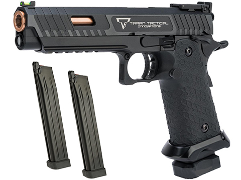 EMG TTI Licensed JW3 2011 Combat Master Airsoft Training Pistol (Model: Green Gas / Competition Mag Package)