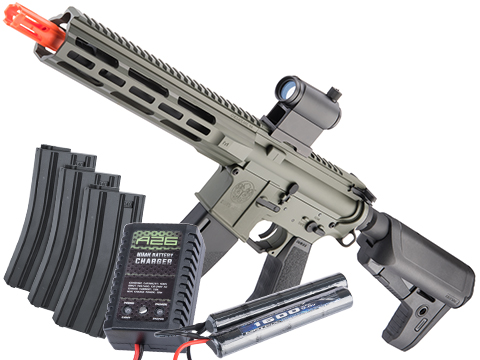 Krytac Alpha CRB Airsoft AEG Rifle (Package: Foliage Green / Combat Ready Package)