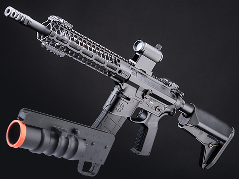 EMG Spike's Tactical Licensed Rare Breed Crusader M4 Airsoft AEG Rifle w/ M-LOK Handguard (Model: 10 SBR / 350 FPS / 9 Grenade Launcher Package)