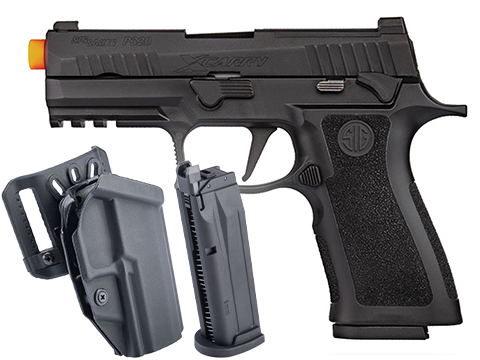SIG Sauer ProForce P320 XCARRY Airsoft GBB Pistol (Model: Black / Green Gas / Carry Package)