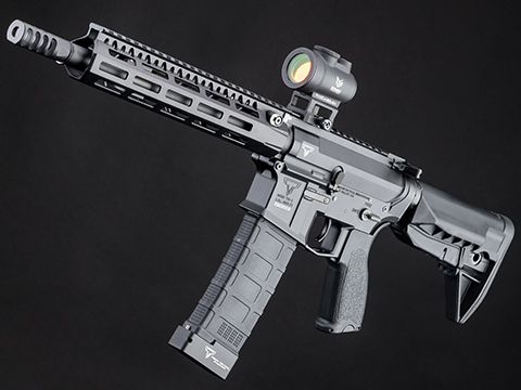 EMG TTI Licensed TR-1 M4E1 Ultralight Airsoft AEG Rifle (Model: SBR - Add BCM Stock / M-LOK / 400 FPS)