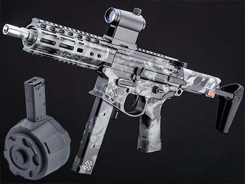 EMG Noveske Space Invader Gen4 Pistol Caliber Carbine Training Weapon (Color: Kryptek Obskura Grey / 8.5 / Black Thunderstorm Package)