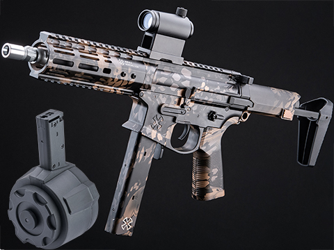EMG Noveske Space Invader Gen4 Pistol Caliber Carbine Training Weapon (Color: Kryptek Obskura Nox / 8.5 / Black Thunderstorm Package)