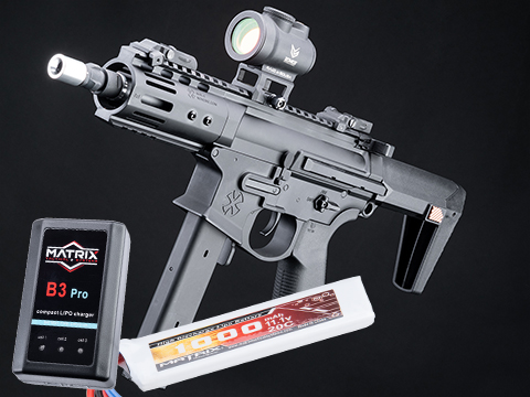 EMG Noveske Space Baby Gen 4 Pistol Caliber Carbine Training Weapon w/ EDGE II Gearbox (Color: Black / Basic Essentials Package)