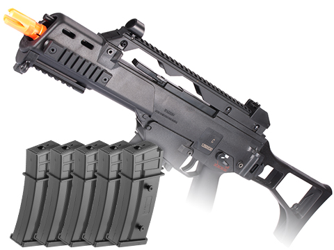 H&K G36C Competition Series Airsoft AEG Rifle by Umarex (Color: Black / Reload Package)
