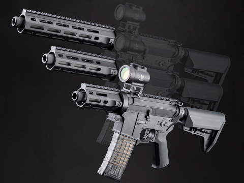 Ares Quick-Change Handguard Challenge Kit (Model: Triple M-LOK & Stock Package / Black)