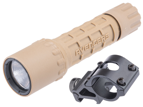 Avengers G2 Xenon Handheld Flashlight (Color: Dark Earth / Rifle Mount)