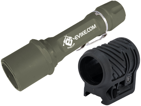 G&P / Evike.com G2 LED 170 Lumen Tactical Personal / Weapon Light (Package: OD Green Light + 1 QD Weaver Mount)