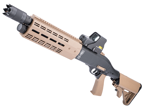Elite Force GEN 2 Tactical Tri-Shot CO2 Powered Shotgun w/ M-LOK Handguard & Retractable Stock (Package: Add Tracer)