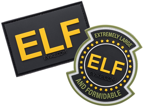 Evike.com E.L.F. PVC Morale Patch (Patch: Complete Set)