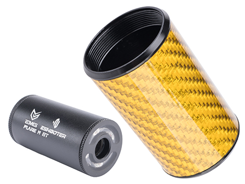 E-Shooter Technology Carbon Fiber Protective Cover for Flare M Tracer Units (Color: Gold / Eshooter Flare Bluetooth)