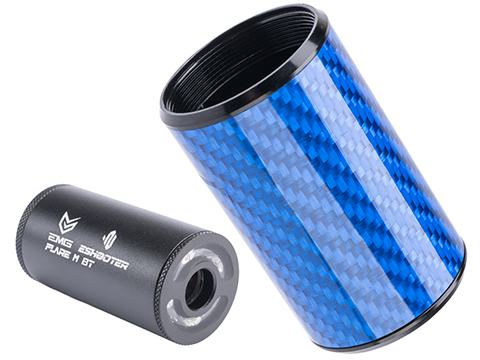 E-Shooter Technology Carbon Fiber Protective Cover for Flare M Tracer Units (Color: Blue / Eshooter Flare Bluetooth)