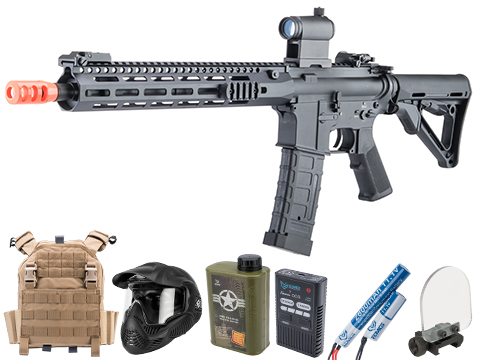 Evike.com's Starting Airsoft Upgraded Bundle - 6mmProShop x Taran Tactical Innovations Licensed TR-1 Airsoft AEG w/ Accessory Pack