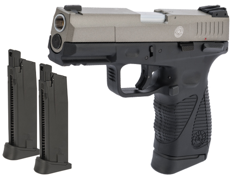 Taurus Licensed 24/7 G2 CO2 Gas Blowback Airsoft Pistol by KWC / Cybergun (Model: 328 FPS / Two-Tone / Mag Package)