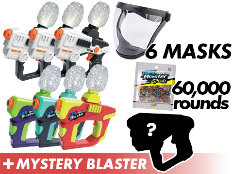 Gel Battle Blaster Backyard Party Pack (Package: Squad Package W/ Mystery Item)