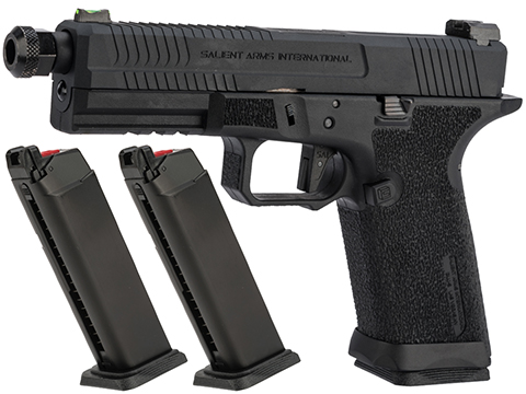 EMG Salient Arms International BLU Airsoft Training Weapon (Model: Blackout / Green Gas / Reload Package)