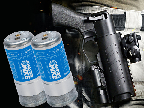 APS THOR PowerUp 40mm Airsoft Grenade Launcher Pistol w/ Quick Detach Belt Loop (Model: APS HellFire Package)