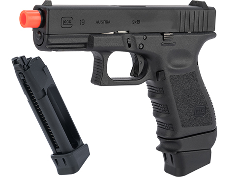 Spartan Licensed GLOCK Blowback Training Pistol - LE / Military ONLY (Model: G19 Gen.3 / Gun + Extra Magazine)