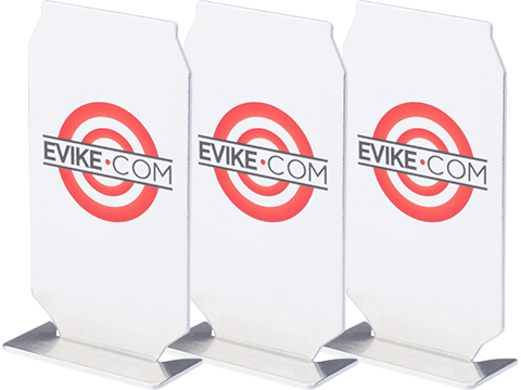 Evike.com ePopper Practical Shooting Popper Targets (Model: Evike.com Red Bullseye / x3)