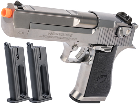 WE-Tech Desert Eagle .50 AE Full Metal Gas Blowback Airsoft Pistol by Cybergun (Color: Chrome / CO2 / Reload Package)