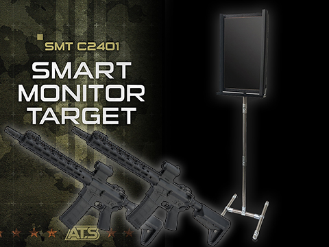 GUNPOWER Advanced SMT Digital Target Display and Stand Unit (Size: 24 inch / Vertical / UC Helios Package)