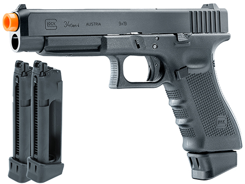 Elite Force Fully Licensed Deluxe GLOCK 34 Gen.4 Gas Blowback Airsoft Pistol (Type: CO2 / Reload Package)