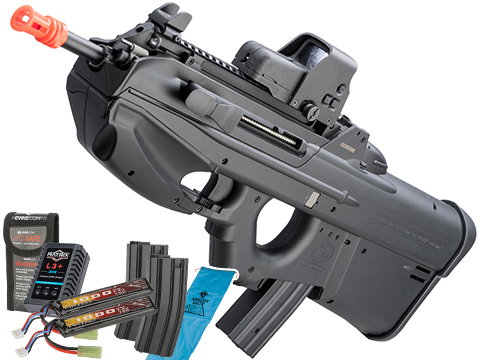Cybergun / FN Herstal Licensed FN2000 Airsoft AEG Rifle (Package: Black / 350FPS / Go Airsoft Package)