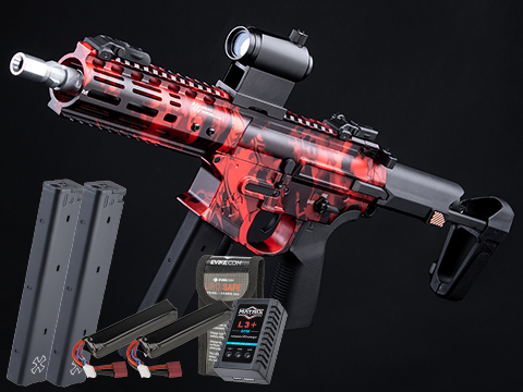 EMG Noveske Space Invader Gen4 Pistol Caliber Carbine Training Weapon (Color: Kryptek Obskura Red / 8.5 / Go Airsoft Package)