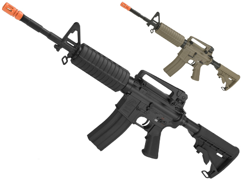 G&G Full Metal M4 Carbine Airsoft AEG Rifle w/ LE Stock - Black 